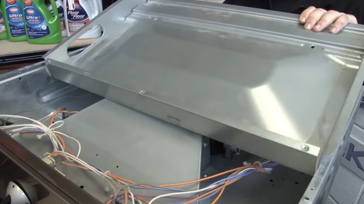 Remove the top panels.