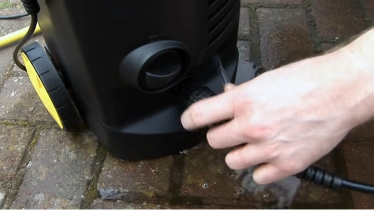 Reconnect the pressure hose.